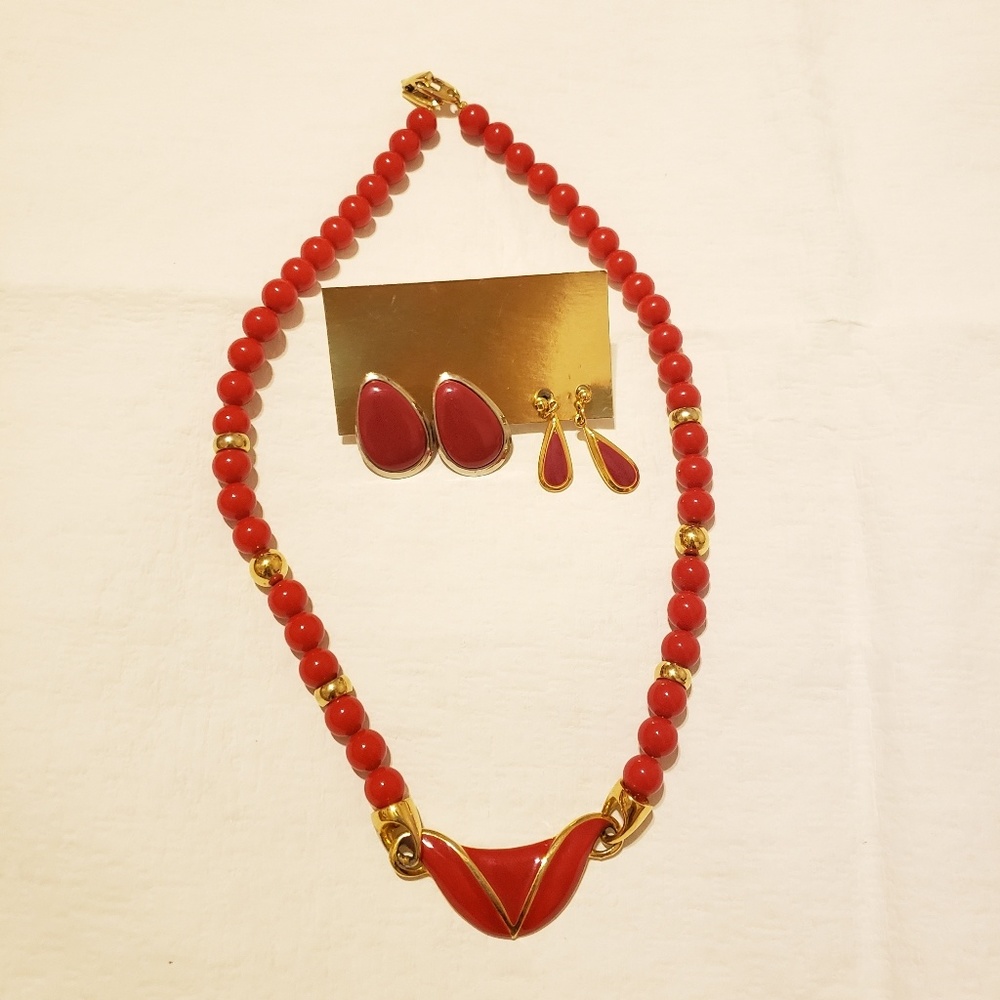 Necklace and Earrings